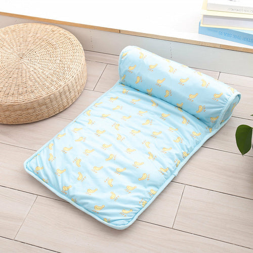 Pet Cooling Mat – Ice Silk Summer Bed for Dogs & Cats