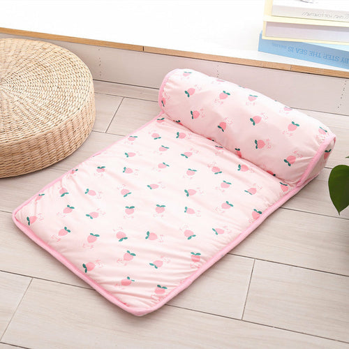 Pet Cooling Mat – Ice Silk Summer Bed for Dogs & Cats