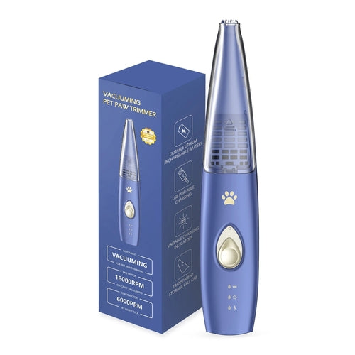 Pet Paw Trimmer With Vacuum Suction Cordless Electric Professional 2