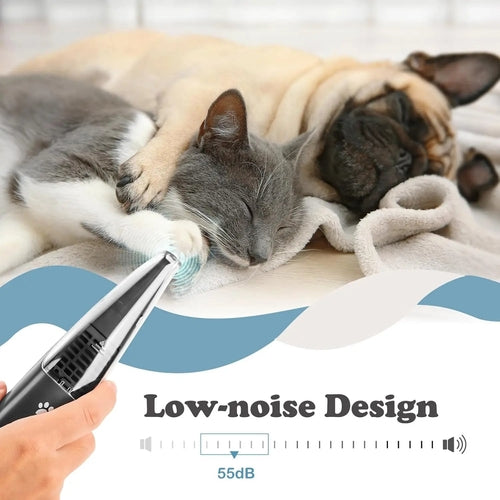 Pet Paw Trimmer With Vacuum Suction Cordless Electric Professional 2