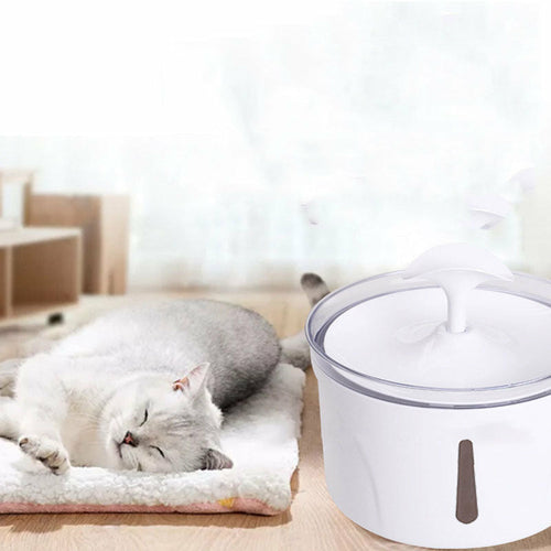 Electric Pet Water Fountain – 2.5L Filtered & Circulating for Cats & Dogs