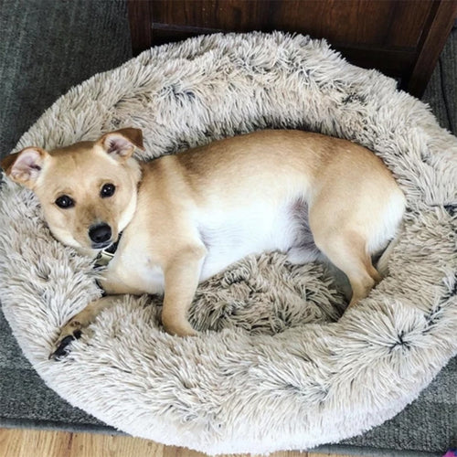Calming Plush Pet Bed – Ultra-Soft & Cosy for Cats and Small Dogs