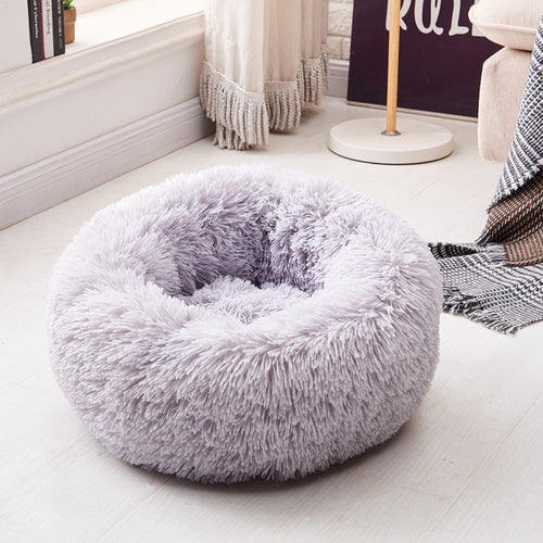 Calming Plush Pet Bed – Ultra-Soft & Cosy for Cats and Small Dogs